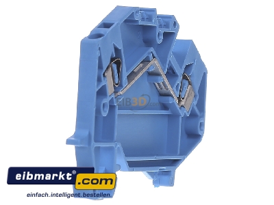 Ansicht links WAGO Kontakttechnik 780-604 Durchgangsklemme 0,08-2,5mmq blau 