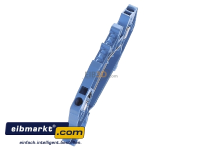 Ansicht oben links WAGO Kontakttechnik 780-604 Durchgangsklemme 0,08-2,5mmq blau 
