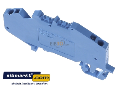 Ansicht oben hinten WAGO Kontakttechnik 780-604 Durchgangsklemme 0,08-2,5mmq blau 