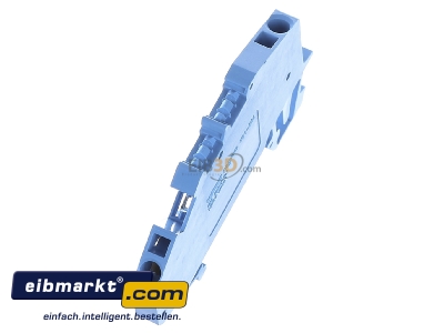 Ansicht oben rechts WAGO Kontakttechnik 781-604 Durchgangsklemme 0,08-4qmm, blau 