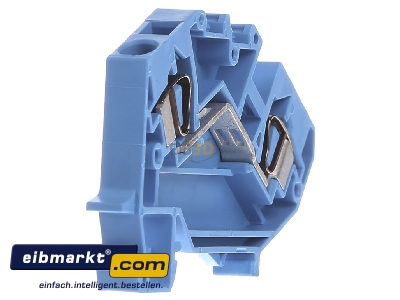 Ansicht links WAGO Kontakttechnik 782-604 Durchgangsklemme 0,2-6mmq blau 