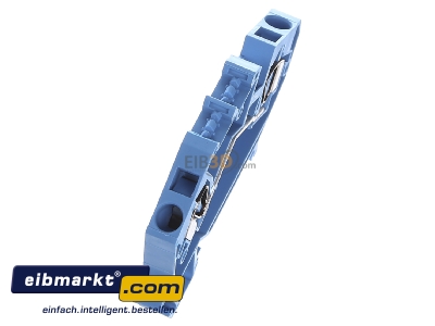 Ansicht oben links WAGO Kontakttechnik 782-604 Durchgangsklemme 0,2-6mmq blau 