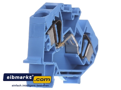 Ansicht links WAGO Kontakttechnik 784-604 Durchgangsklemme 0,2-10mmq blau 