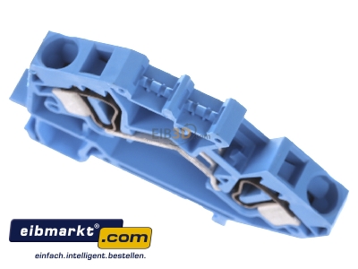 Ansicht oben vorne WAGO Kontakttechnik 784-604 Durchgangsklemme 0,2-10mmq blau 