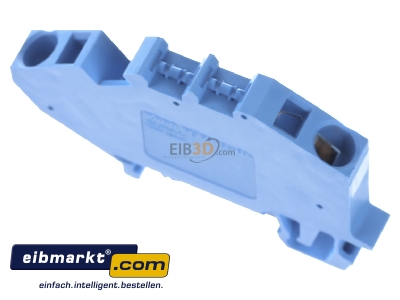 Ansicht oben hinten WAGO Kontakttechnik 784-604 Durchgangsklemme 0,2-10mmq blau 