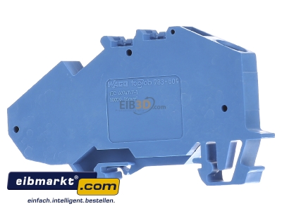Ansicht hinten WAGO Kontakttechnik 783-604 Durchgangsklemme 0,2-16mmq blau 
