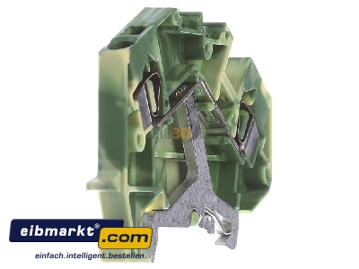 Ansicht links WAGO Kontakttechnik 781-607 Schutzleiterklemme 0,08-4mmq gn/gelb 