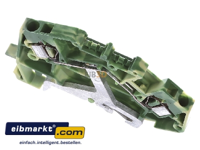 Ansicht oben vorne WAGO Kontakttechnik 781-607 Schutzleiterklemme 0,08-4mmq gn/gelb 