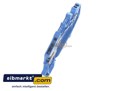 View top left WAGO Kontakttechnik 780-613 Neutral disconnect terminal block 5mm
