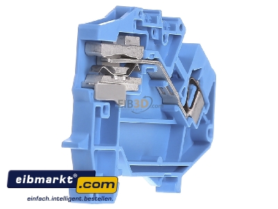 Ansicht links WAGO Kontakttechnik 781-613 Trennklemme 0,08-4mmq blau 