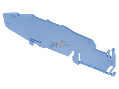 Ansicht oben hinten WAGO 780-321 Sammelschienentrger 1,5mm, blau 