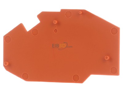 Back view WAGO 780-317 End/partition plate for terminal block 
