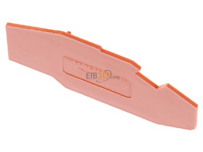 Ansicht oben vorne WAGO 780-317 Abschlu- u.Zwischenlatte orange 