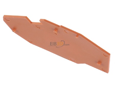 Ansicht oben vorne WAGO Kontakttechnik 782-317 Abschluplatte orange 
