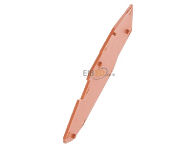 Ansicht oben links WAGO Kontakttechnik 782-317 Abschluplatte orange 
