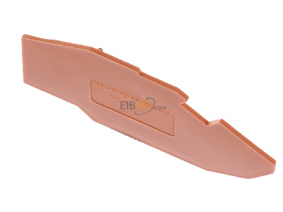 Ansicht oben hinten WAGO Kontakttechnik 782-317 Abschluplatte orange 