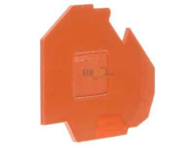 Ansicht links WAGO 783-317 Abschlu-/Zwischenplatte orange 