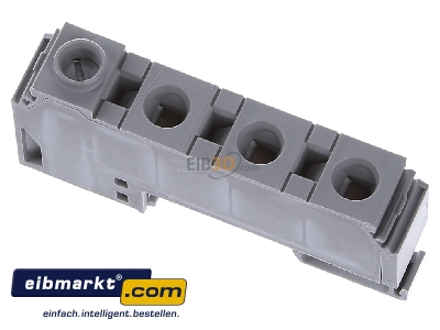 Ansicht oben hinten WAGO Kontakttechnik 284-621 Verteilerklemme 0,2-10mmq grau 