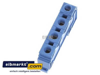 Ansicht oben links WAGO Kontakttechnik 284-624 Verteilerklemme 0,2-10mmq blau 