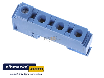 Ansicht oben hinten WAGO Kontakttechnik 284-624 Verteilerklemme 0,2-10mmq blau 