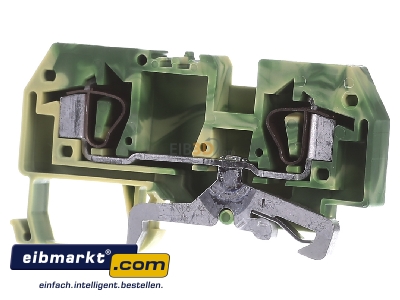 Frontansicht WAGO Kontakttechnik 282-907 Schutzleiterklemme gn/ge 0,2-6qmm 