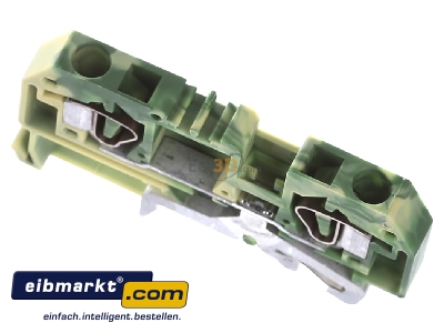 Ansicht oben vorne WAGO Kontakttechnik 282-907 Schutzleiterklemme gn/ge 0,2-6qmm 