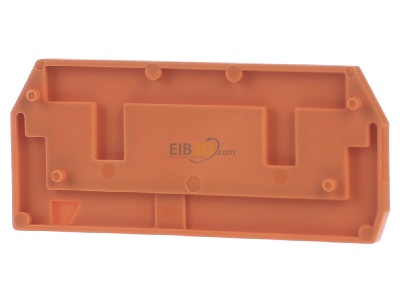 Ansicht hinten WAGO 282-328 Abschluplatte 2,5mm orange 