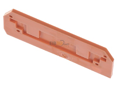 Ansicht oben vorne WAGO 282-328 Abschluplatte 2,5mm orange 