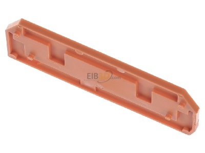 Ansicht oben hinten WAGO 282-328 Abschluplatte 2,5mm orange 