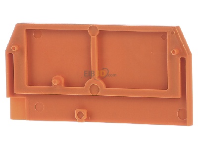 Back view WAGO 280-309 End/partition plate for terminal block 
