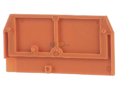 Ansicht hinten WAGO 280-309 Abschluplatte 2,5mm orange 