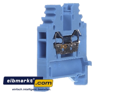 Ansicht links WAGO Kontakttechnik 280-104 Durchgangsklemme 0,08-2,5mmq blau 