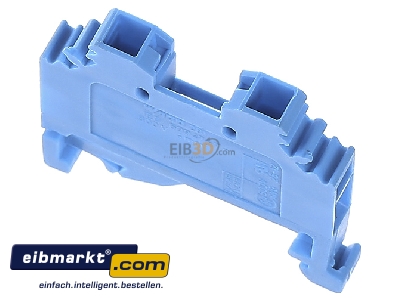 Ansicht oben hinten WAGO Kontakttechnik 281-104 Durchgangsklemme 0,08-4mmq blau 