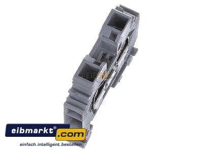 Ansicht oben links WAGO Kontakttechnik 282-101 Durchgangsklemme 0,2-6mmq grau 