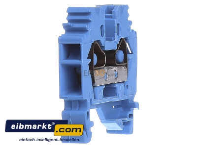 Ansicht links WAGO Kontakttechnik 282-104 Durchgangsklemme 0,2-6mmq blau 