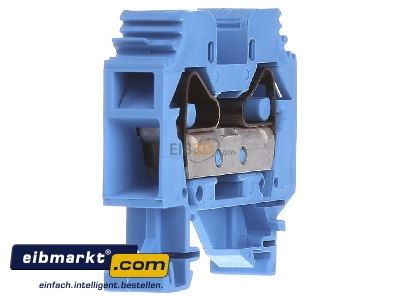 Ansicht links WAGO Kontakttechnik 283-104 Durchgangsklemme 0,2-16mmq blau 