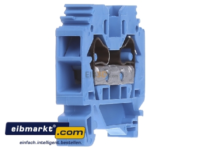 Ansicht links WAGO Kontakttechnik 284-104 Durchgangsklemme 0,2-10mmq blau 