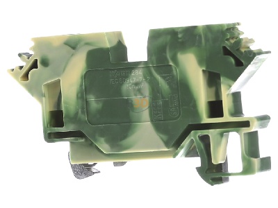 Back view WAGO 284-607 Ground terminal block 1-p 10mm 
