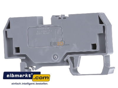 Ansicht hinten WAGO Kontakttechnik 284-901 Durchgangsklemme 0,2-10mmq grau 