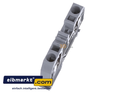 Ansicht oben links WAGO Kontakttechnik 284-901 Durchgangsklemme 0,2-10mmq grau 