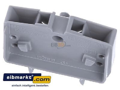 Ansicht oben hinten WAGO Kontakttechnik 264-701 Durchgangsklemme gr 0,08-2,5qmm 