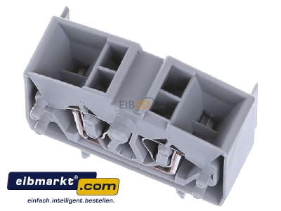 Ansicht oben vorne WAGO Kontakttechnik 264-721 Durchgangsklemme gr 2x0,08-2,5qmm 