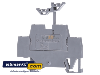 Ansicht hinten WAGO Kontakttechnik 280-519 Durchgangsklemme 0,08-2,5mmq grau 