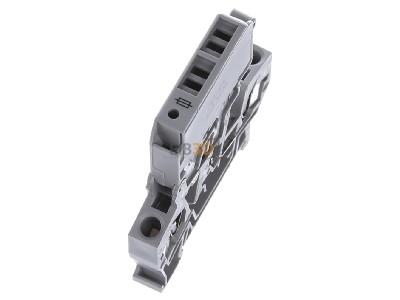 View top left WAGO 281-611 G-fuse 5x20 mm terminal block 10A 8mm 
