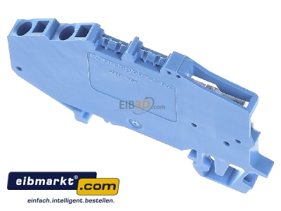 Top rear view WAGO Kontakttechnik 781-643 Neutral disconnect terminal block 6mm 
