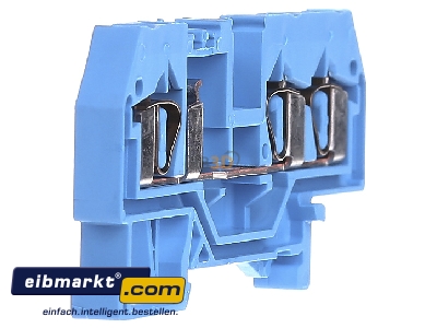 Ansicht links WAGO Kontakttechnik 281-684 Durchgangsklemme bl 0,08-4qmm 