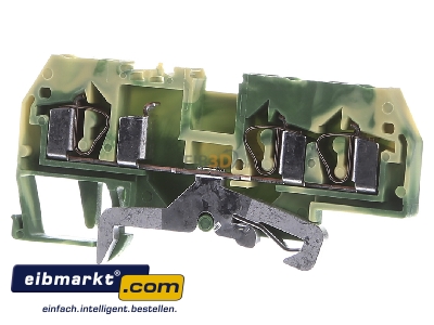 Front view WAGO Kontakttechnik 281-687 Ground terminal block 1-p 6mm 
