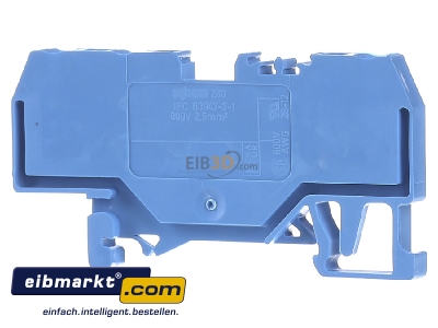 Ansicht hinten WAGO Kontakttechnik 280-684 Durchgangsklemme bl 0,08-2,5qmm 