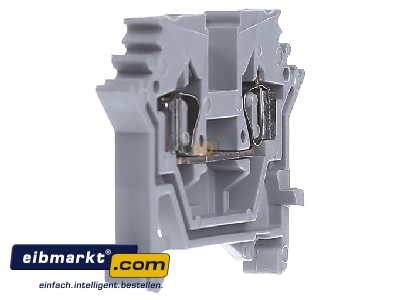 Ansicht links WAGO Kontakttechnik 280-601 Durchgangsklemme 0,08-2,5mmq grau 