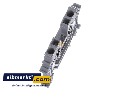 Ansicht oben links WAGO Kontakttechnik 280-601 Durchgangsklemme 0,08-2,5mmq grau 